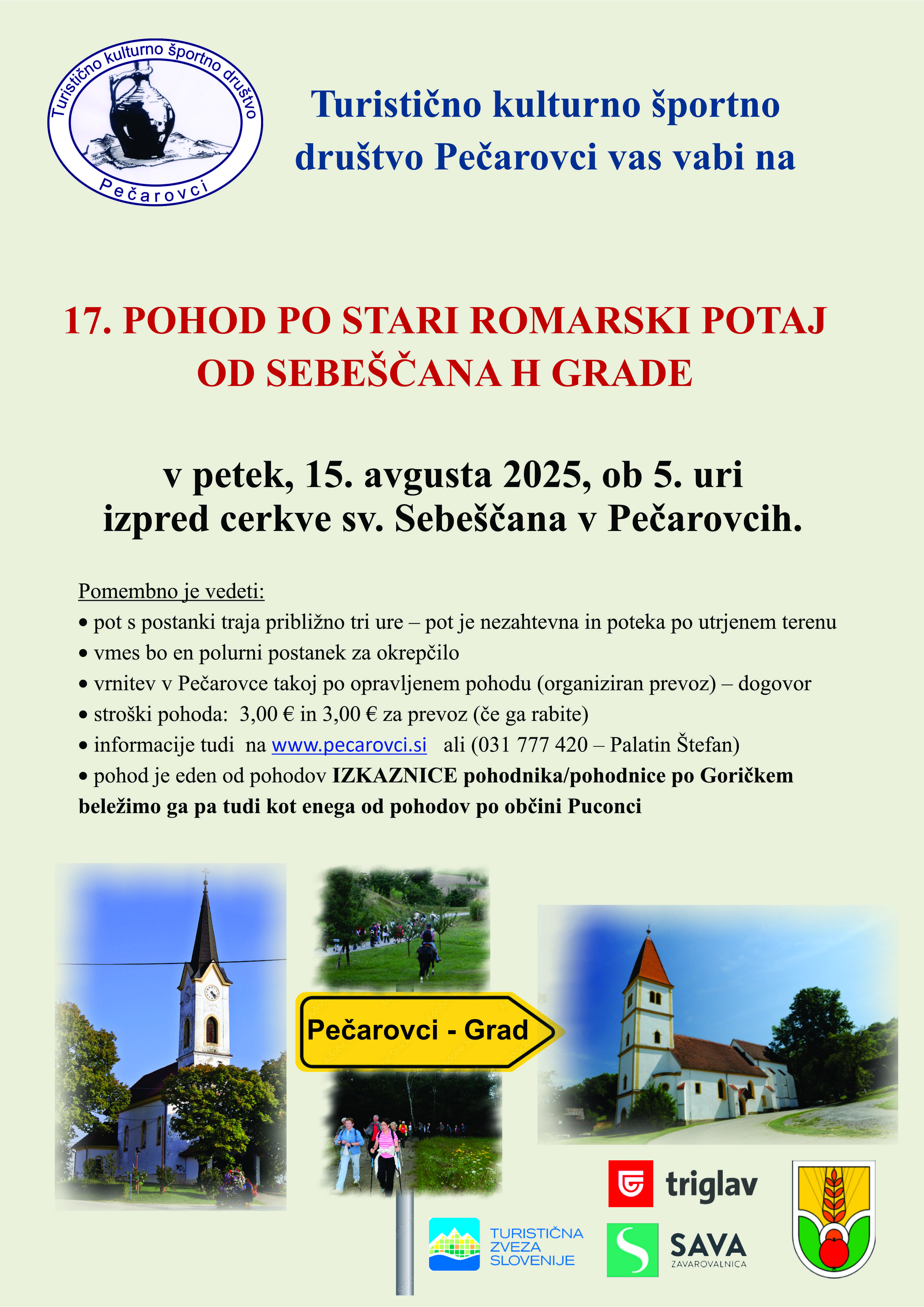vabilo pohod h gradu 2025